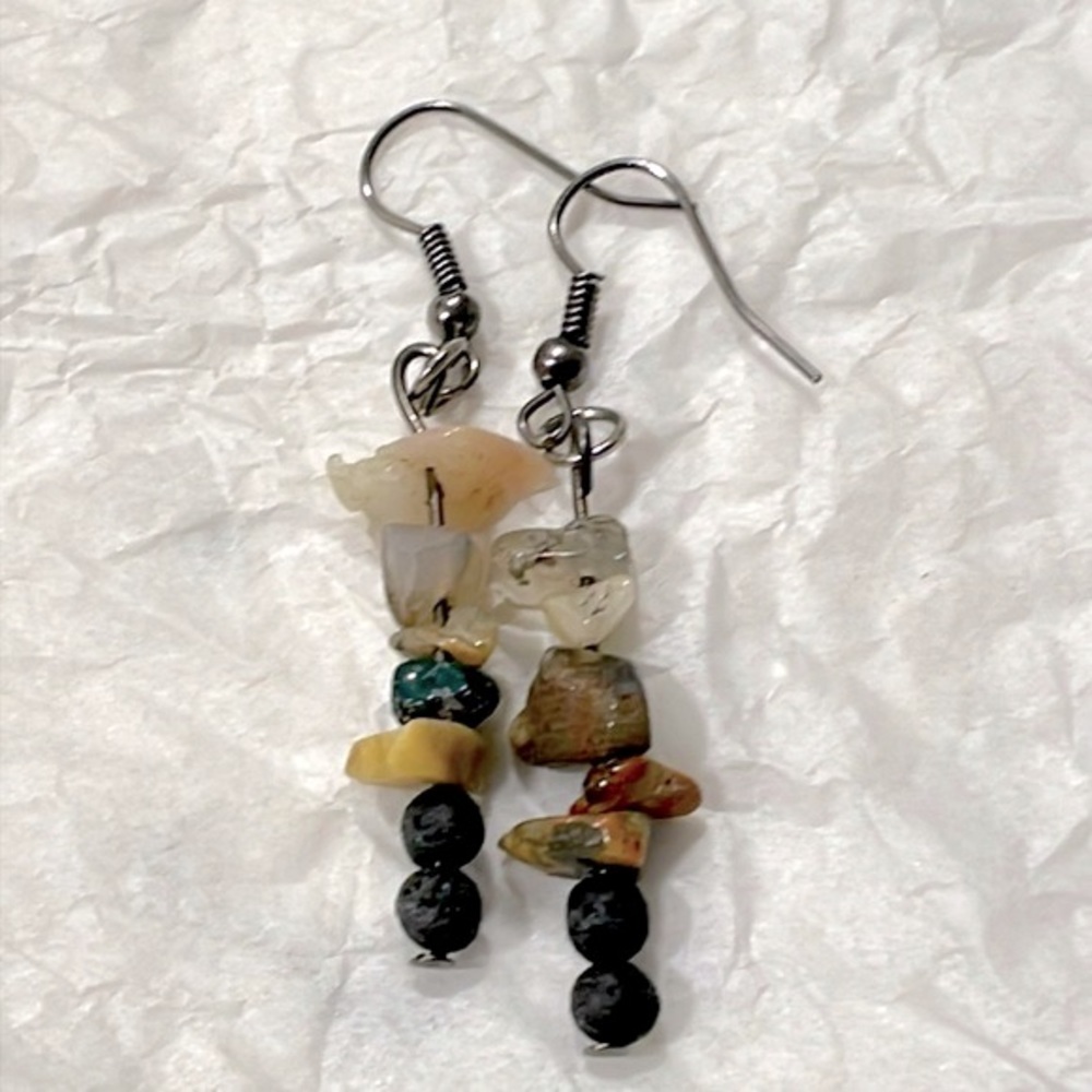 Hanging earrings - Picture 2 of 2